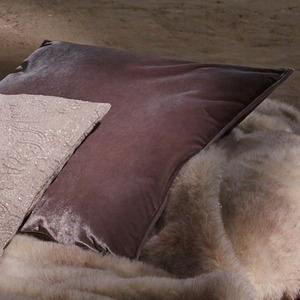 Isabella cushion cover - noisette &amp; truffle &amp; taupe (60x60cm)