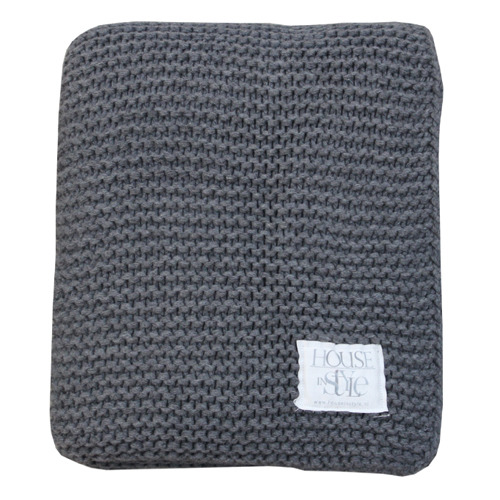 Devon wool blanket데본 양모 블랭킷/스프레드- Anthracite